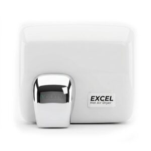 Excel Hot Air Hand Dryer White